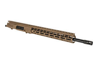 Aero Precision 18" FDE M5 barreled upper receiver with .308 chamber, mid-length gas system, and Atlas R-ONE M-LOK rail.